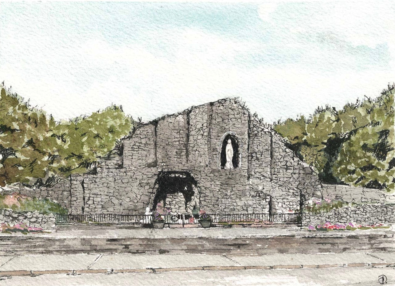 5 pack of watercolour cards - Kilrush