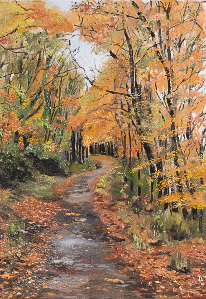 5 pack of watercolour cards - Kilrush
