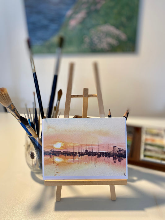 Sunset at Kilrush Marina