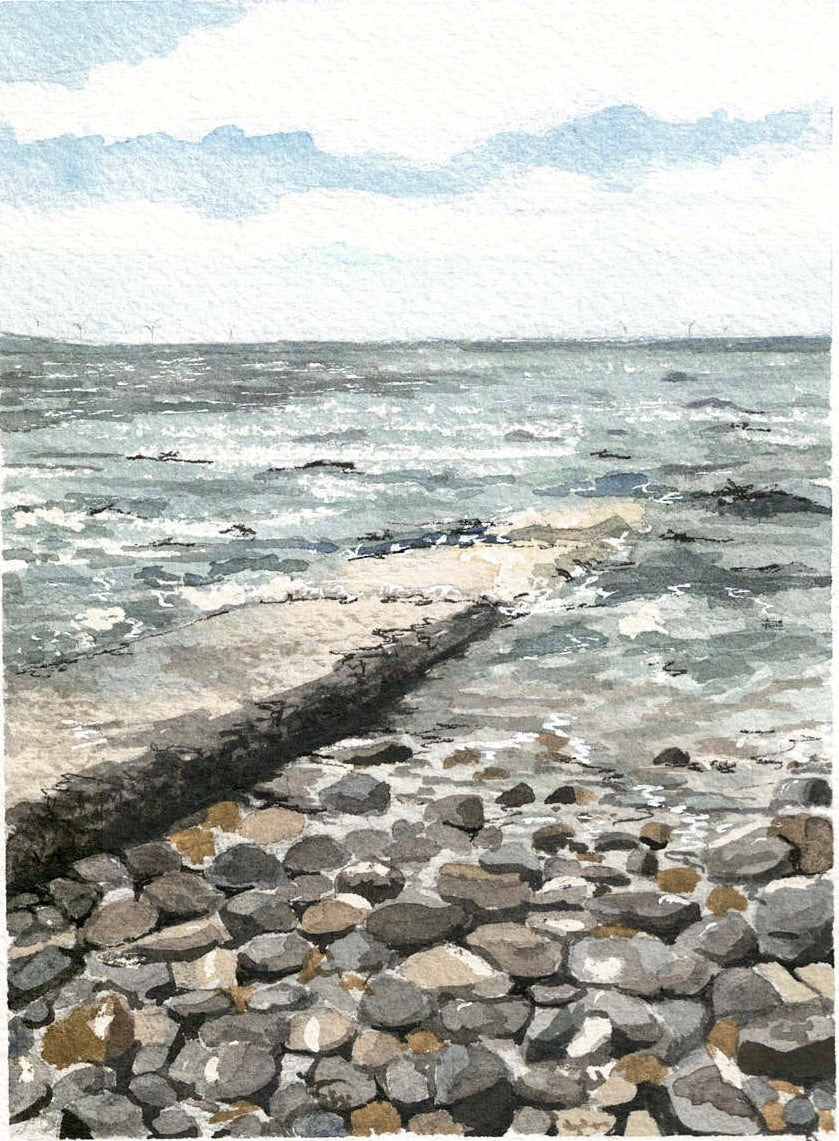 5 pack of watercolour cards - west Clare